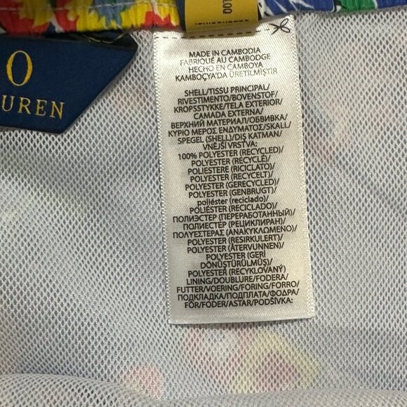 Polo Ralph Lauren Men’s 4XB Swim Trunks Lined Shorts Pockets Drawstring Floral - Picture 9 of 12